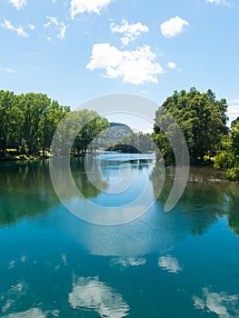 The Pullinque lagoon, in the Chilean Patagonia, Los Rios region. Chile