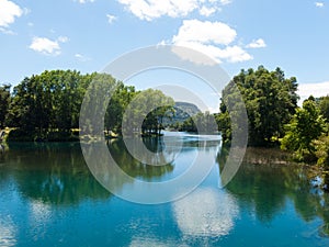 The Pullinque lagoon, in the Chilean Patagonia, Los Rios region. Chile