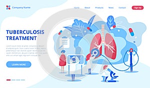 Pulmonology vector illustration. Cartoon flat style. Healthy lung. Modern style. Abstract pulmonology. Anatomy, medicine