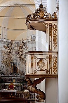 PUlpit Duomo, Noto, Sicily, Italy