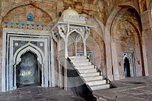 Pulpit or Minbar in Mosque