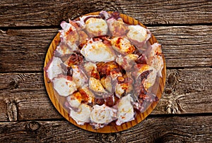 Pulpo a la gallega octopus photo