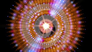 Pulsar 010: A graphic Pulsar Star Radiating Light And Pulsating Energy