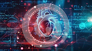 Pulsating Heart: Symbol of Health and Medical Innovation