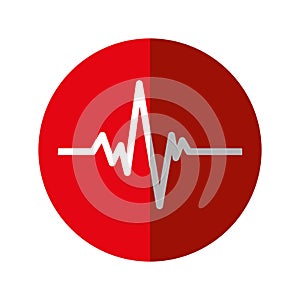 Pulse heart cardiology icon