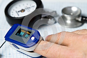 Pulse oximeter photo