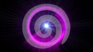 pulse ray light star abstract