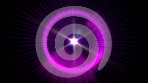 pulse ray light star abstract