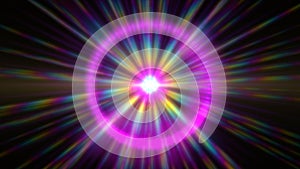 pulse ray light star abstract