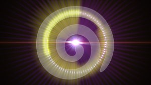 pulse ray light star abstract