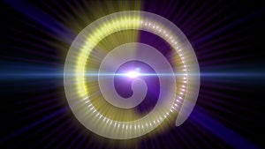 pulse ray light star abstract