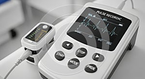 Pulse Recording Device with Finger Sensor