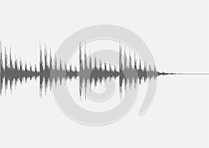 Pulsed loop digital drop sound noise