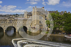 Pulteney Bridge,Bath,Somerset England Uk