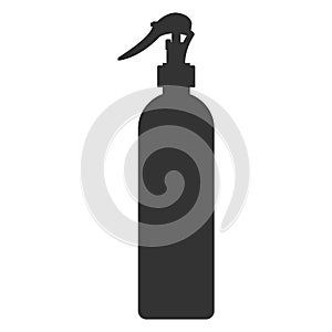 Pulverizer bottle silhouette