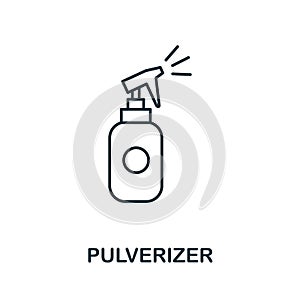 Pulverizer icon. Simple element from personal hygiene collection. Creative Pulverizer icon for web design, templates