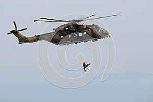 Puma helicopter recue