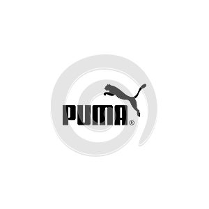 Puma Logo vector on white background