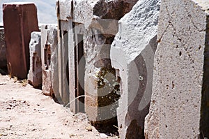 Puma Punku Stone Blocks - Bolivia photo