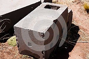 Puma Punku Stone Blocks - Bolivia photo