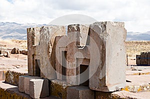 Puma Punku Stone Blocks - Bolivia photo