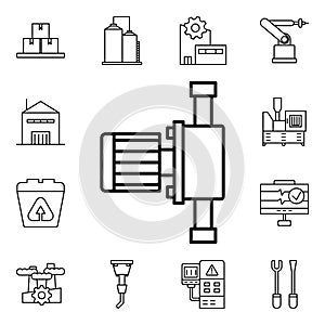 Pumb icon. Detailed set of manufacturing icons. Premium quality graphic design. One of the collection icons for websites, web