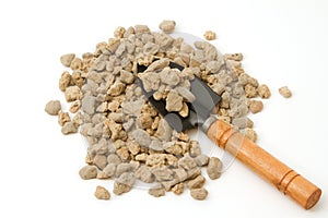 Pumice pebbles ( lightweight volcanic rock ) photo