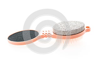 Pumice stone brush