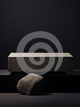 Pumice Stone Minimalistic Product Podium.