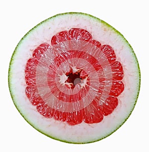 pummelo grapefruit isolated on white background