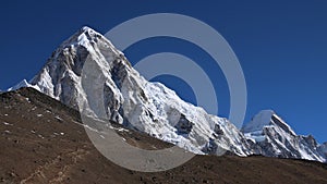 Pumo Ri and Lingtren, view from Gorak Shep photo