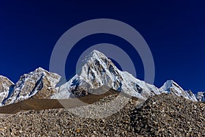 Pumori mountain in Nepal