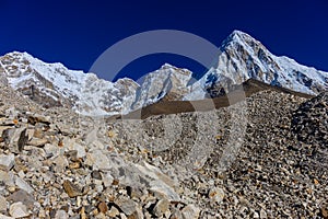 Pumori mountain in Nepal