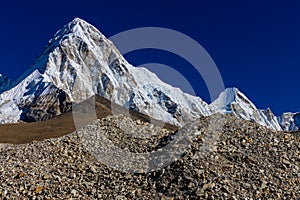 Pumori mountain in Nepal