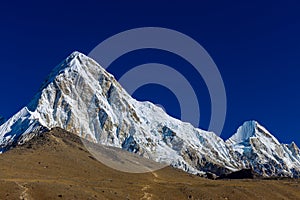 Pumori mountain peak