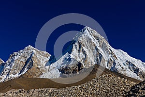 Pumori mountain peak