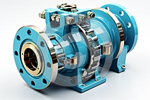 Pump Coupling on white background