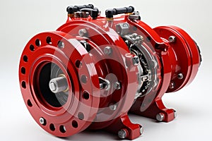 Pump Coupling on white background