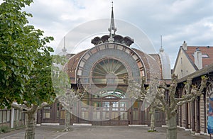 Pump-House mineral water in Evian