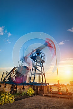 Pump jack ,long exposure