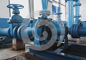 Pump motor in Water Treatment Plant