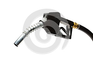 Pump nozzle for fuel gas on white