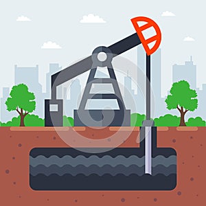 pump oil from the ground.