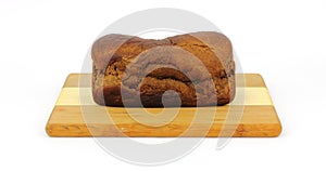 Pumpernickel Bread on Cutting Board photo
