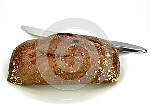 Pumpernickel roll