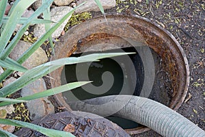 Pumping septic tanks