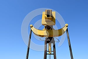 Pumping unit as the oil pump installed on a well