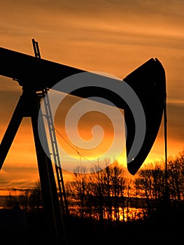 Pumpjack Sunset