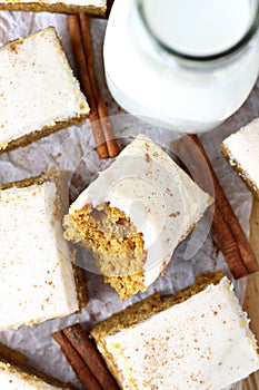 Pumpkin bars