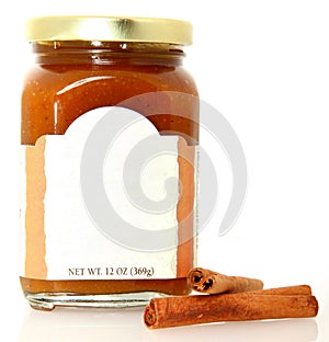 Pumpkin Butter Spread with Blank Label